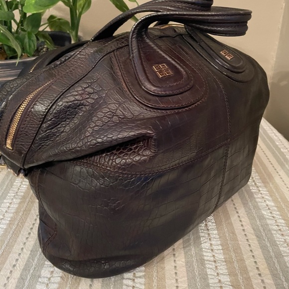 Givenchy Nightingale Satchel Crocodile Embossed - Picture 1 of 7